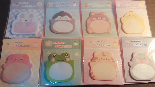 Assorted Animal Sticky Notes